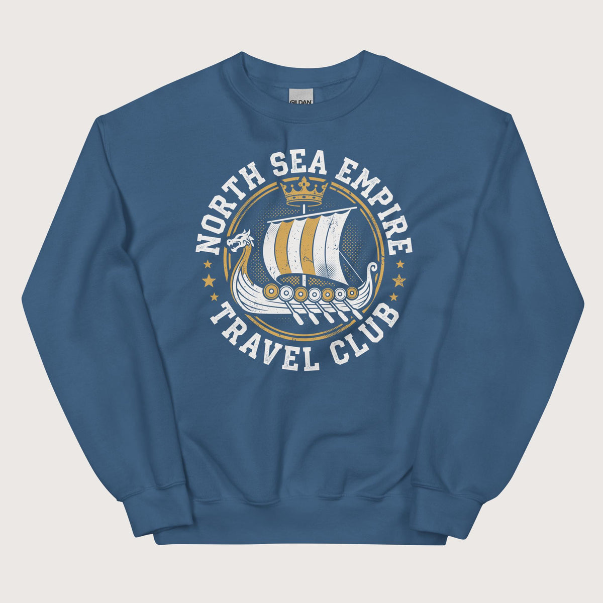 Indigo Blue North Sea Empire Travel Club Sweatshirt - history buff gift by HistoHead