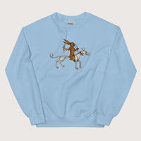 Light Blue On a Quest Sweatshirt - history buff gift by HistoHead