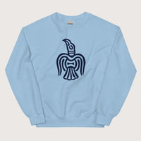 Light Blue Viking York Raven Sweatshirt - history buff gift by HistoHead