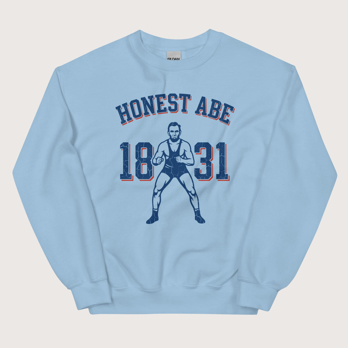 Light Blue Lincoln 1831 Sweatshirt - history buff gift by HistoHead
