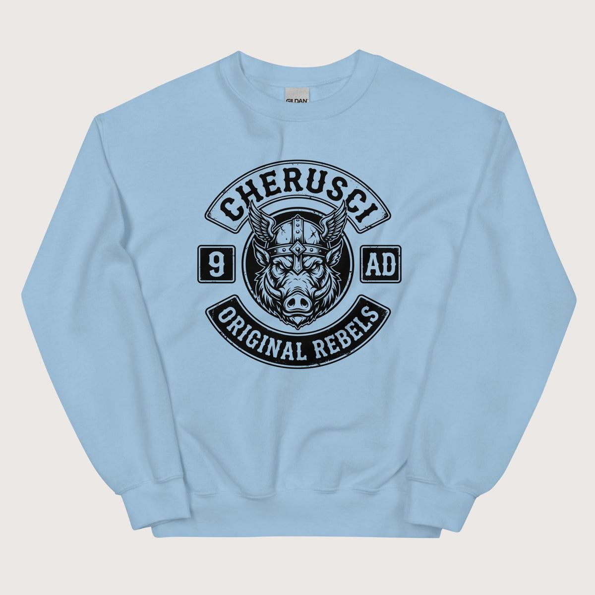 Light Blue Cherusci Original Rebels Sweatshirt - history buff gift by HistoHead
