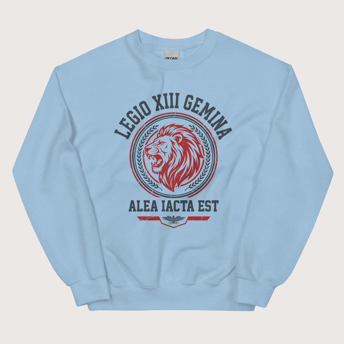 Light Blue Legio XIII Gemina Alea Iacta Est Sweatshirt - history buff gift by HistoHead