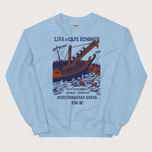 Light Blue Battle of Cape Ecnomus Sweatshirt - history buff gift by HistoHead