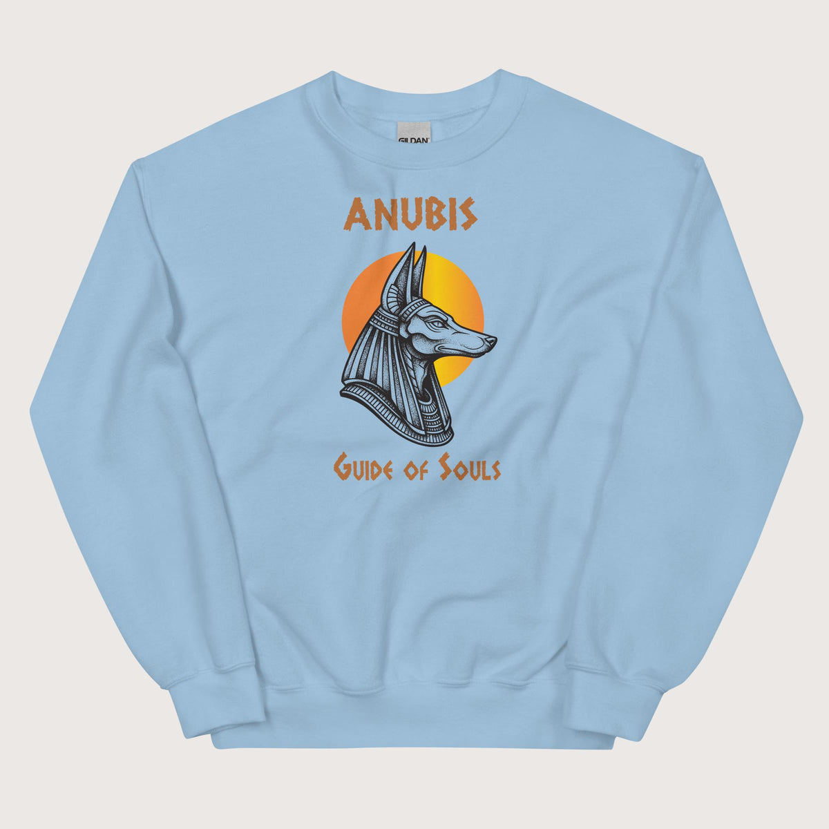Light Blue Anubis Guide of Souls Sweatshirt - history buff gift by HistoHead