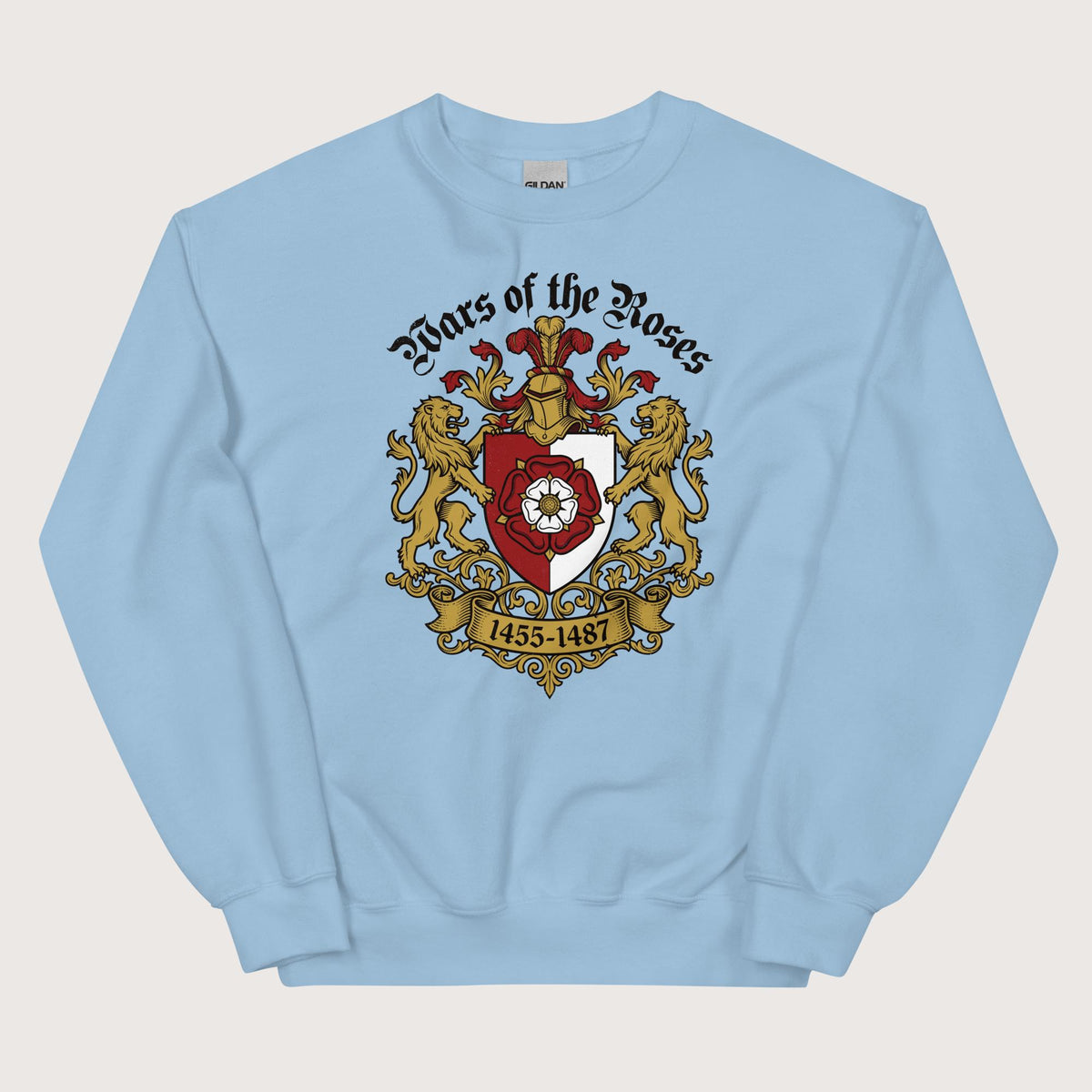 Light Blue Wars of the Roses Sweatshirt - history buff gift by HistoHead