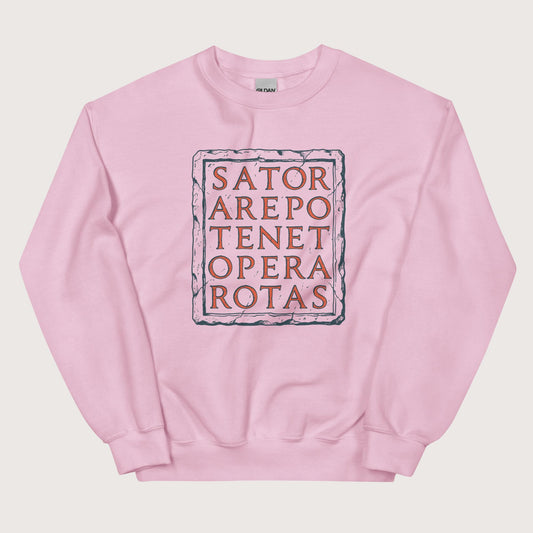 Light Pink Sator Rotas Sweatshirt - history buff gift by HistoHead