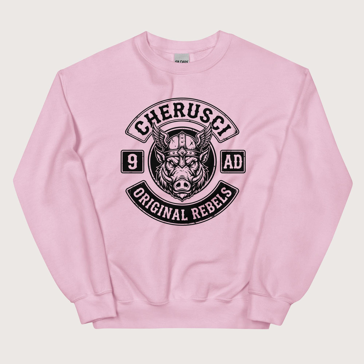 Light Pink Cherusci Original Rebels Sweatshirt - history buff gift by HistoHead