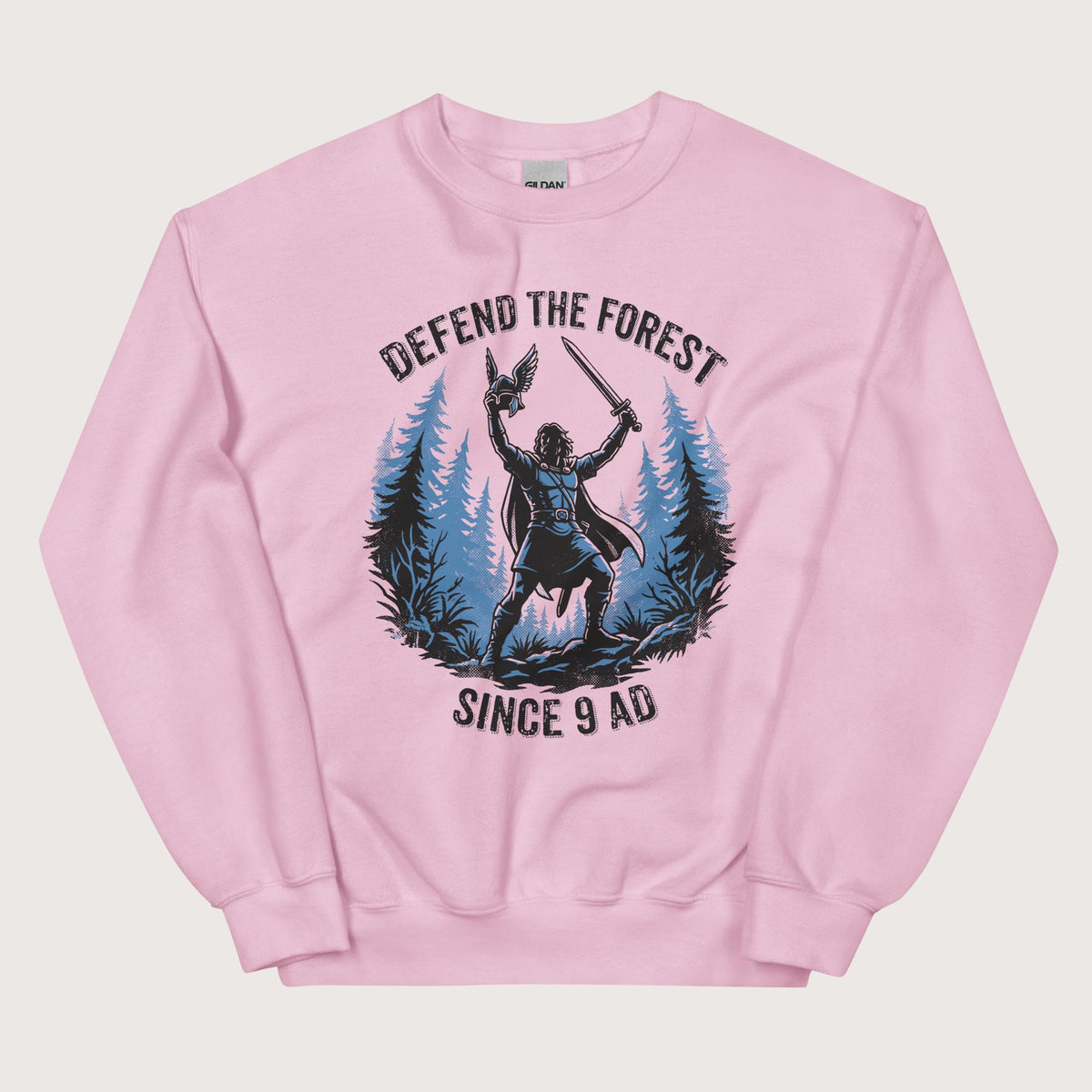 Light Pink Defend the Forest Sweatshirt - history buff gift by HistoHead