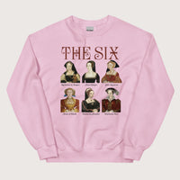 Light Pink The Six Sweatshirt - history buff gift by HistoHead