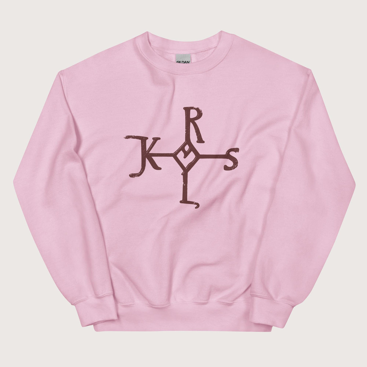 Light Pink Charlemagne Autograph Sweatshirt - history buff gift by HistoHead