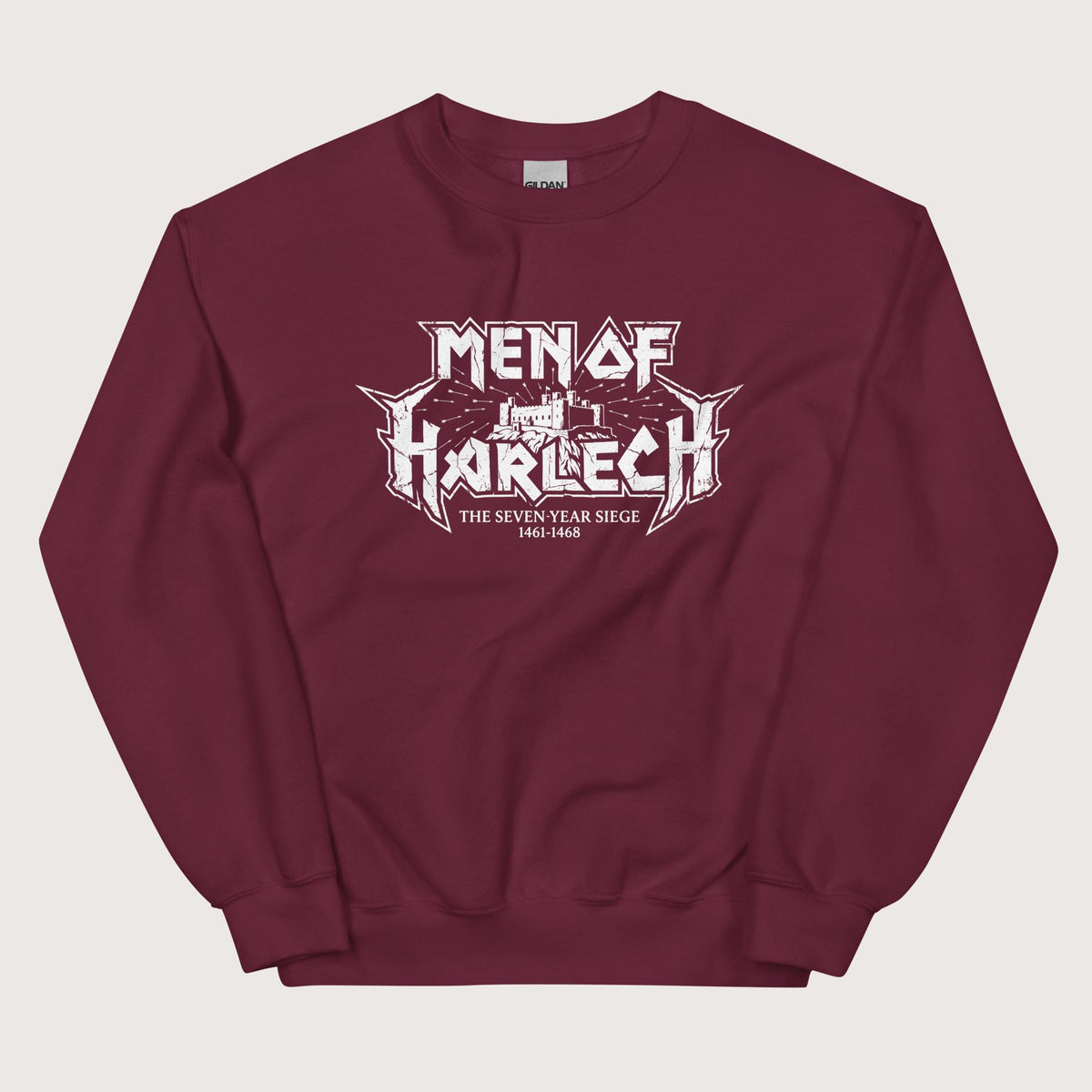 Maroon Men of Harlech Sweatshirt - history buff gift by HistoHead
