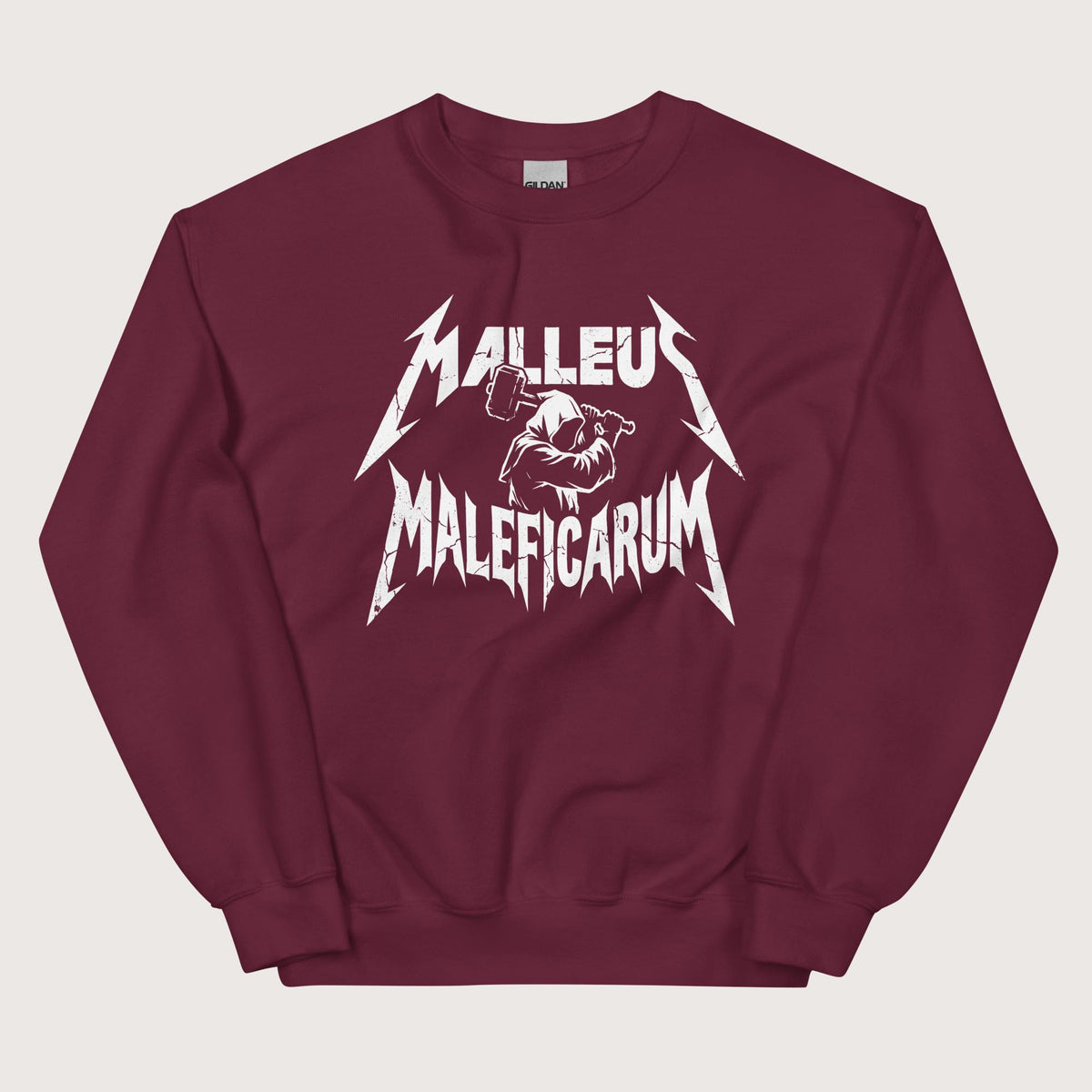 Maroon Malleus Maleficarum Sweatshirt - history buff gift by HistoHead