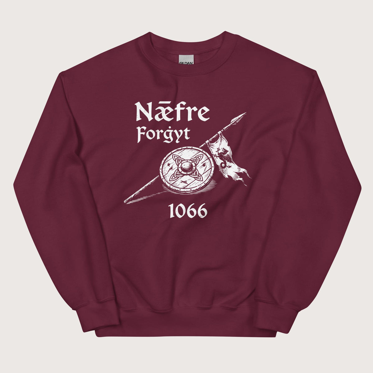 Maroon Never Forget 1066 Sweatshirt - history buff gift by HistoHead