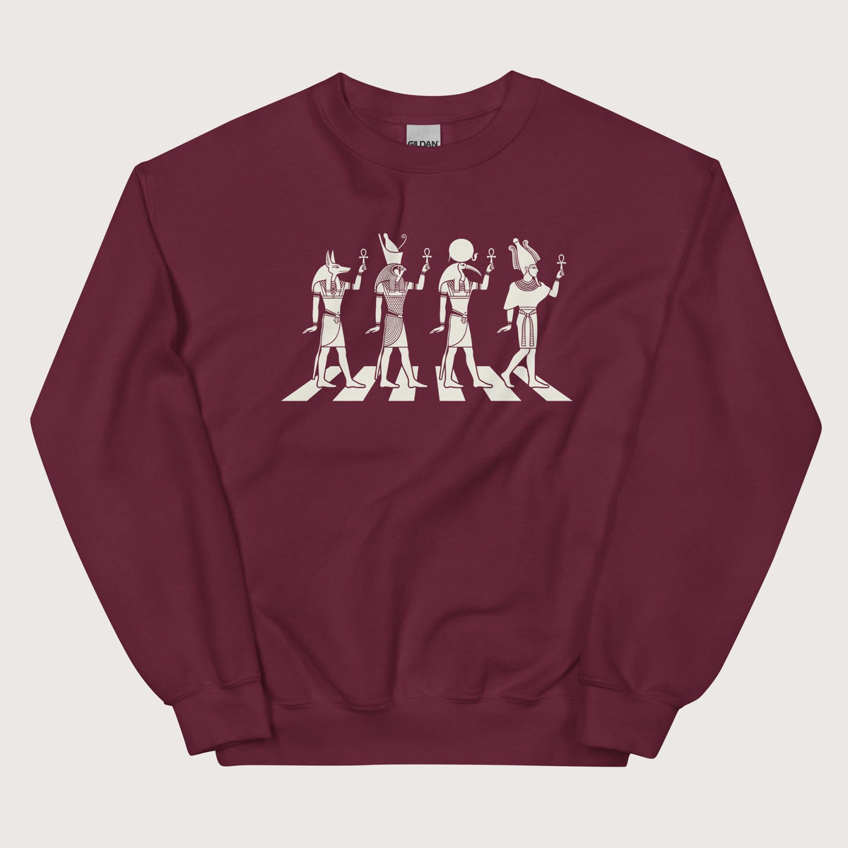 Maroon Nile Road Sweatshirt - history buff gift by HistoHead