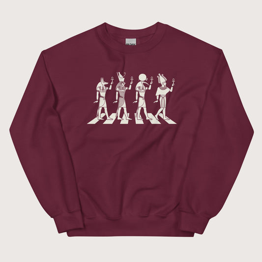 Maroon Nile Road Sweatshirt - history buff gift by HistoHead