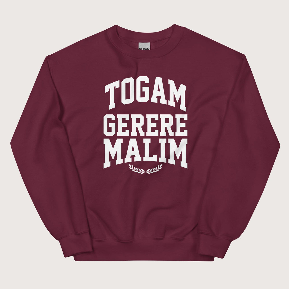 Maroon Latin I'd Rather Be Wearing A Toga Sweatshirt - history buff gift by HistoHead