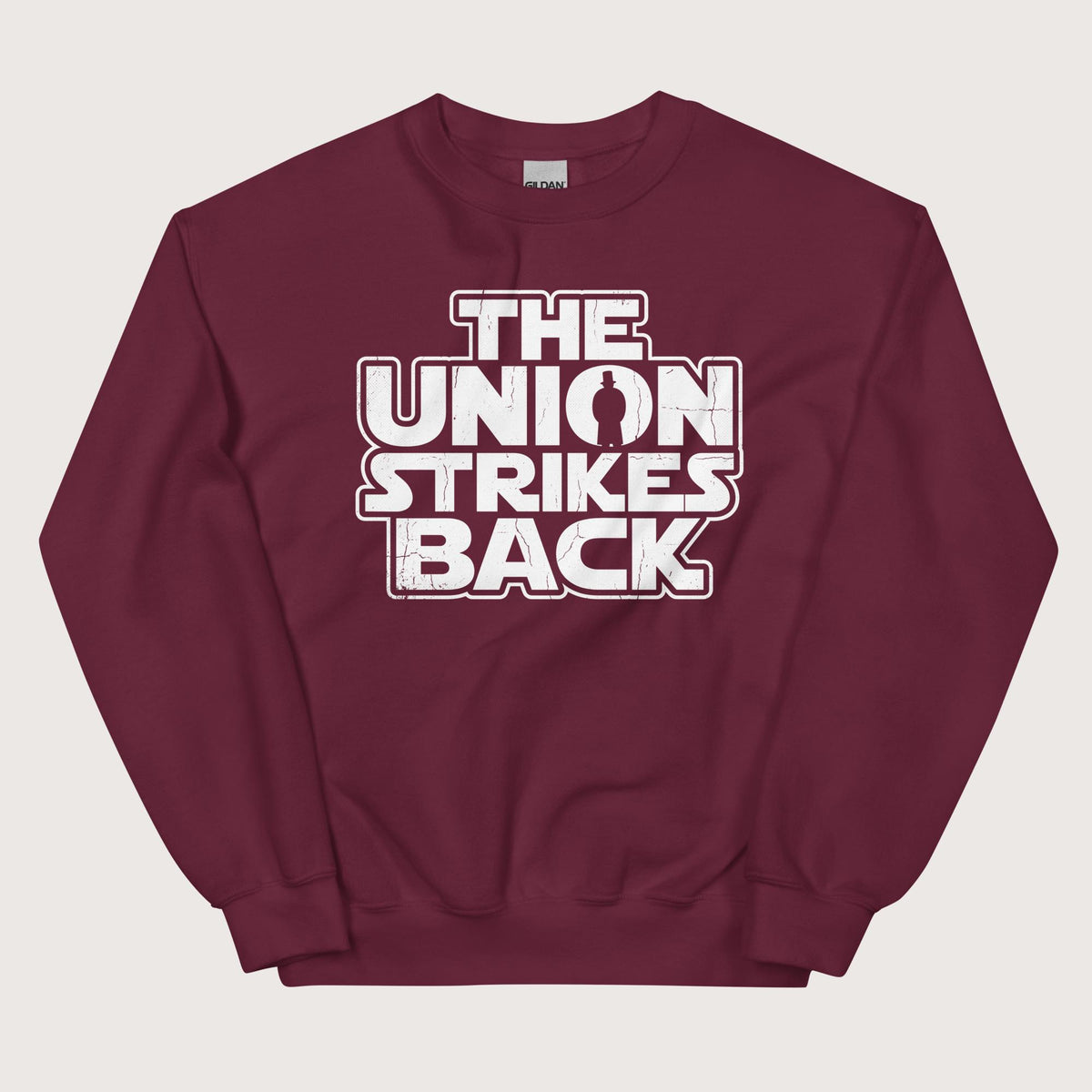 Maroon The Union Strikes Back Sweatshirt - history buff gift by HistoHead