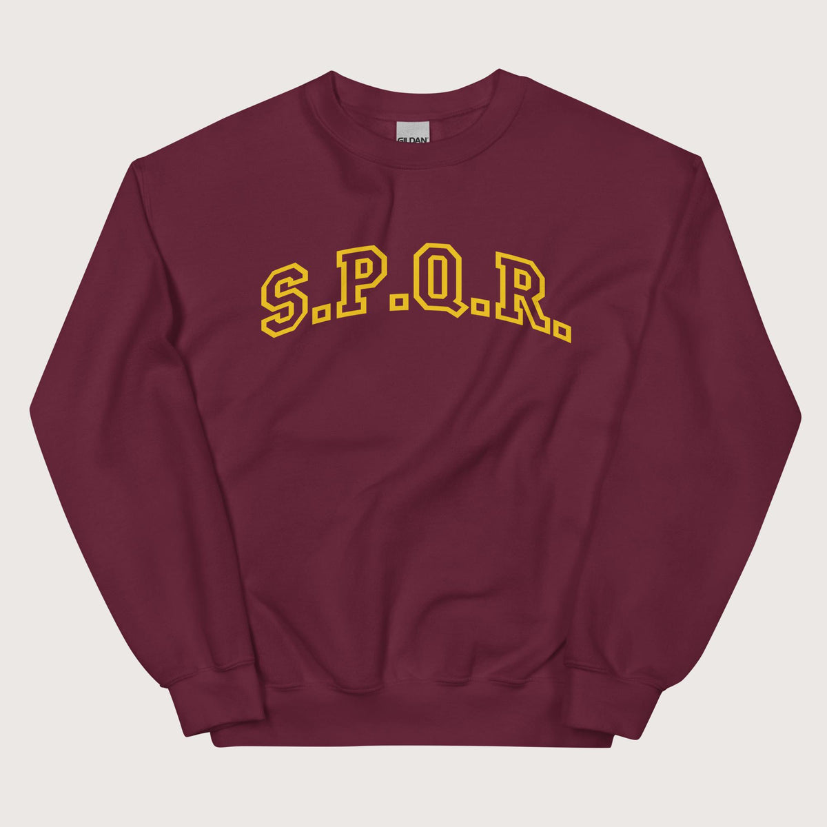 Maroon SPQR Sweatshirt - history buff gift by HistoHead
