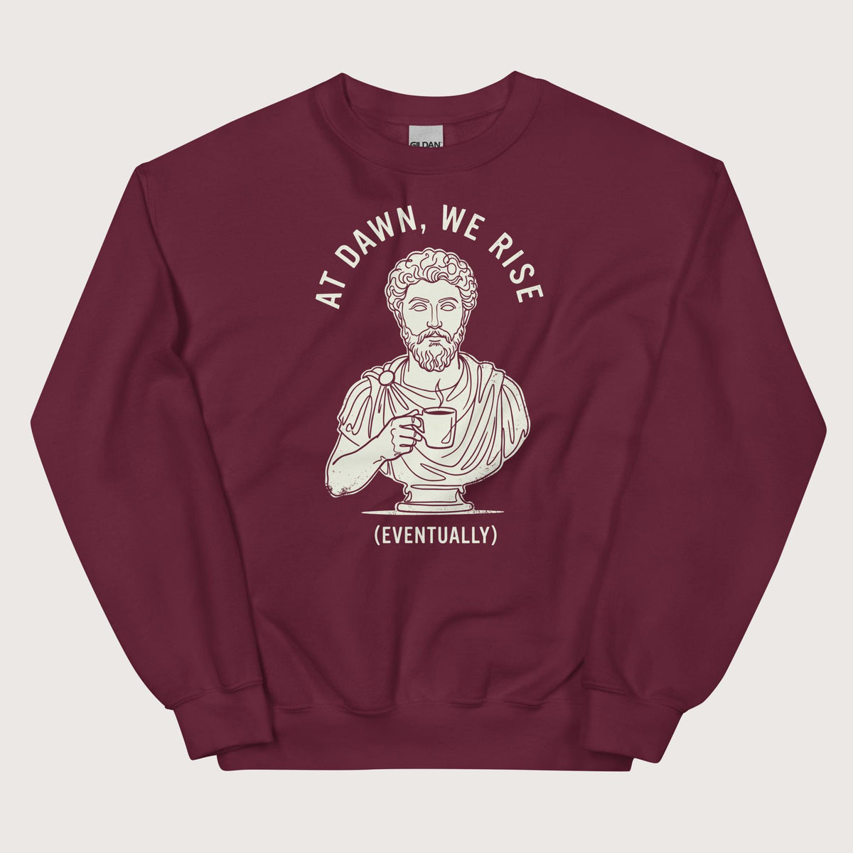 Maroon At Dawn We Rise Sweatshirt - history buff gift by HistoHead