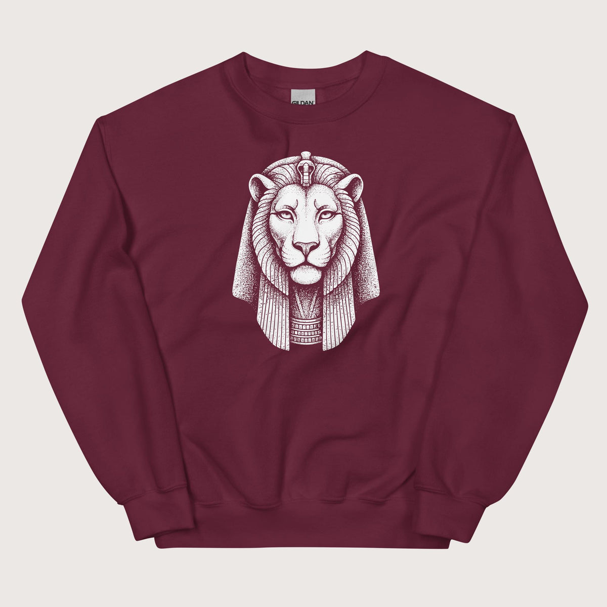 Maroon Sekhmet Sweatshirt - history buff gift by HistoHead