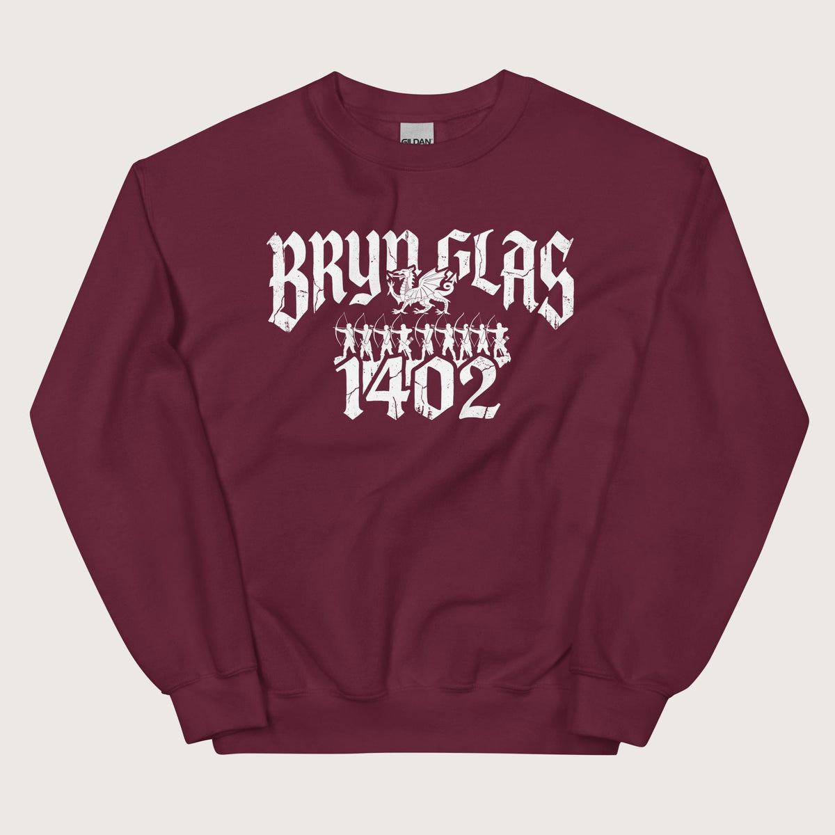 Maroon Battle of Bryn Glas 1402 Sweatshirt - history buff gift by HistoHead