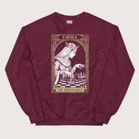 Maroon Emma of Normandy The Kingmaker Sweatshirt - history buff gift by HistoHead