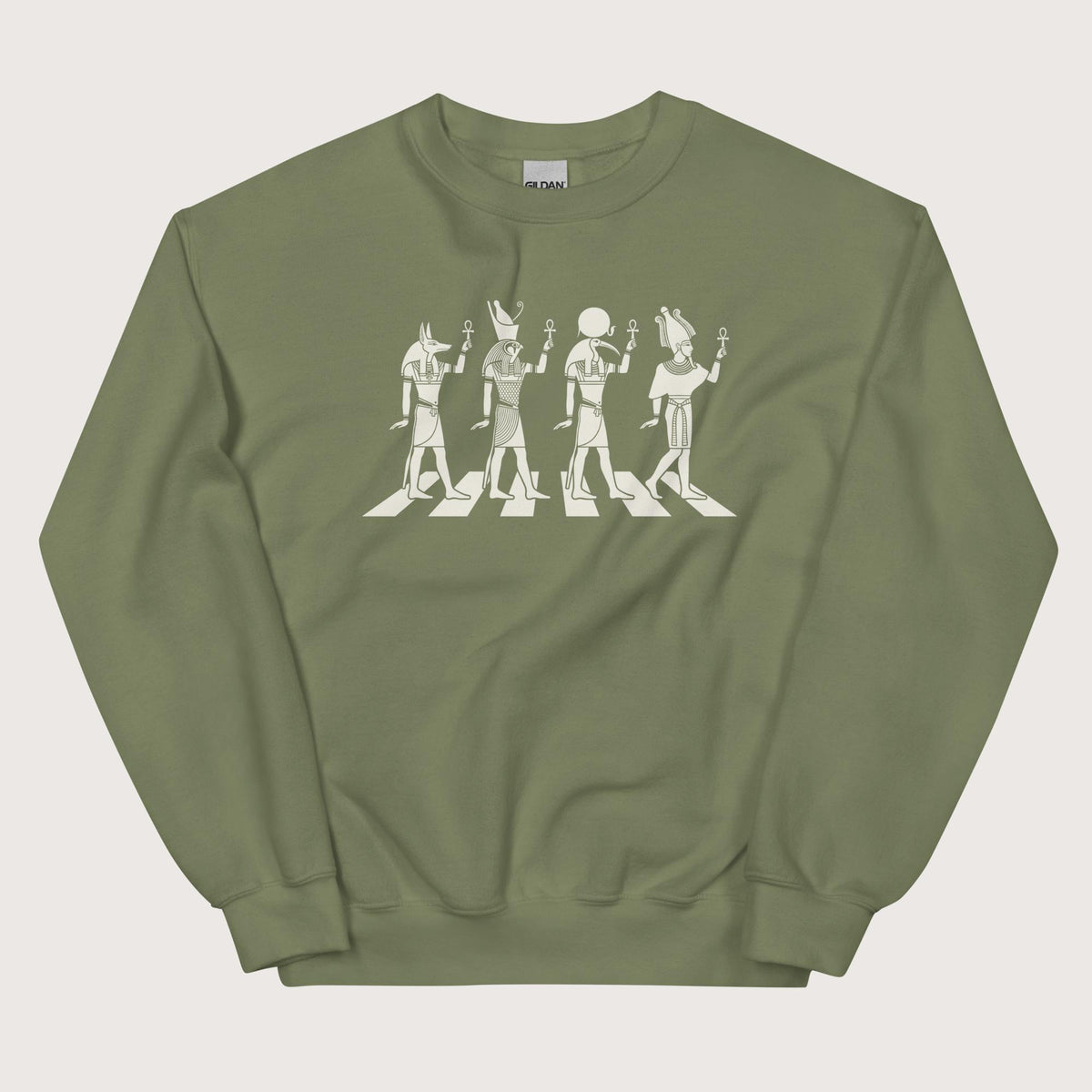 Military Green Nile Road Sweatshirt - history buff gift by HistoHead