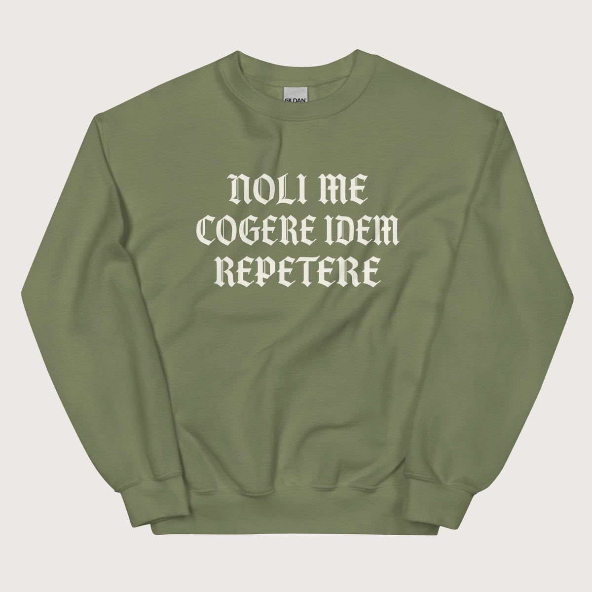 Military Green Don't Make Me Repeat Myself Sweatshirt - history buff gift by HistoHead