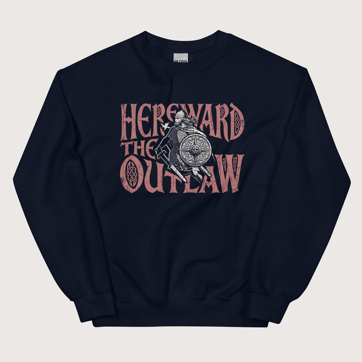 Navy Hereward the Outlaw Sweatshirt - history buff gift by HistoHead