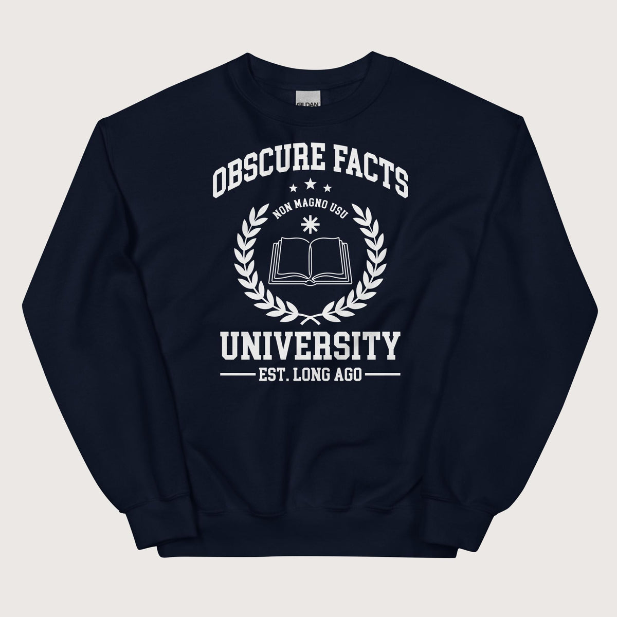 Navy Obscure Facts University - Sweatshirt - history buff gift by HistoHead