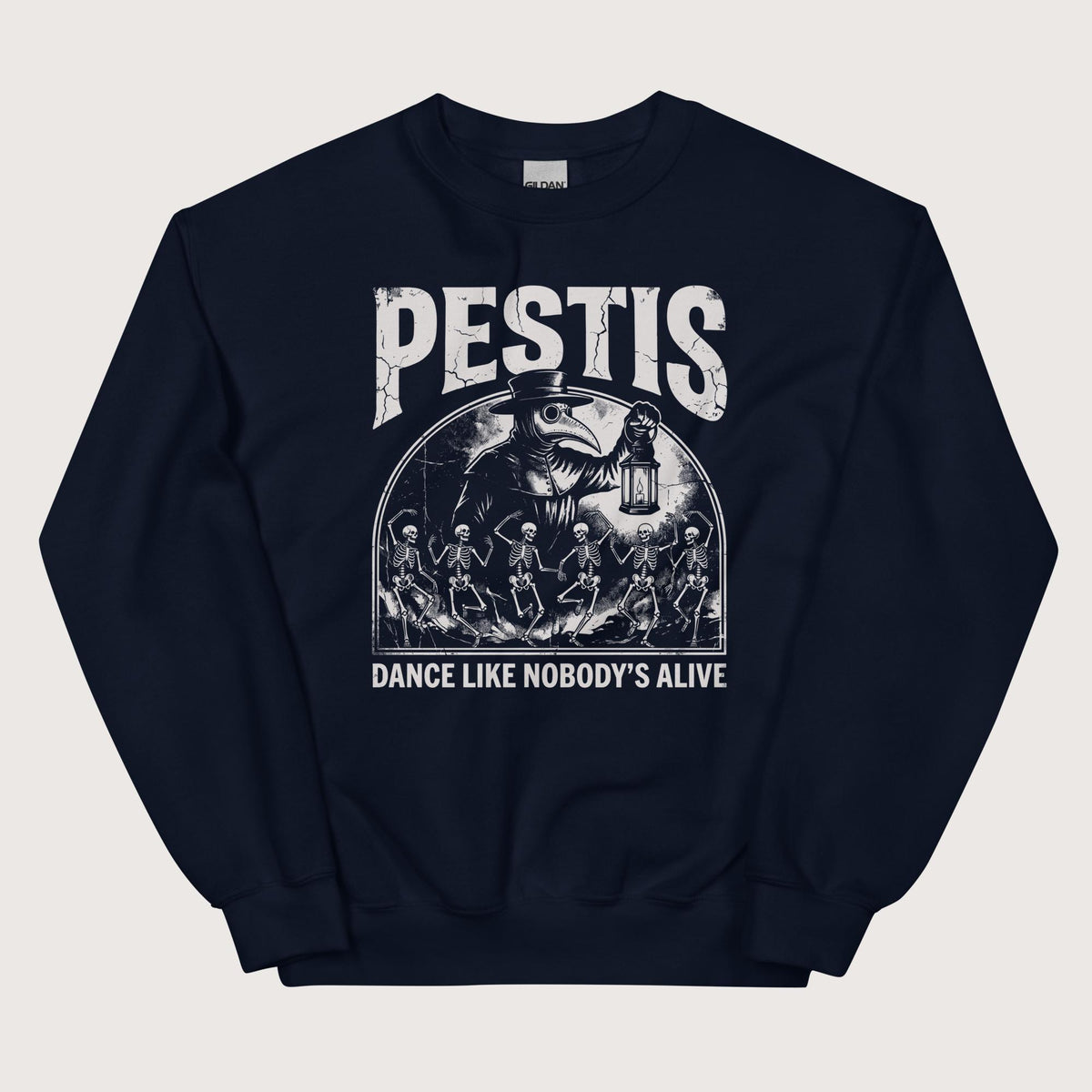 Navy Pestis Dance Sweatshirt - history buff gift by HistoHead