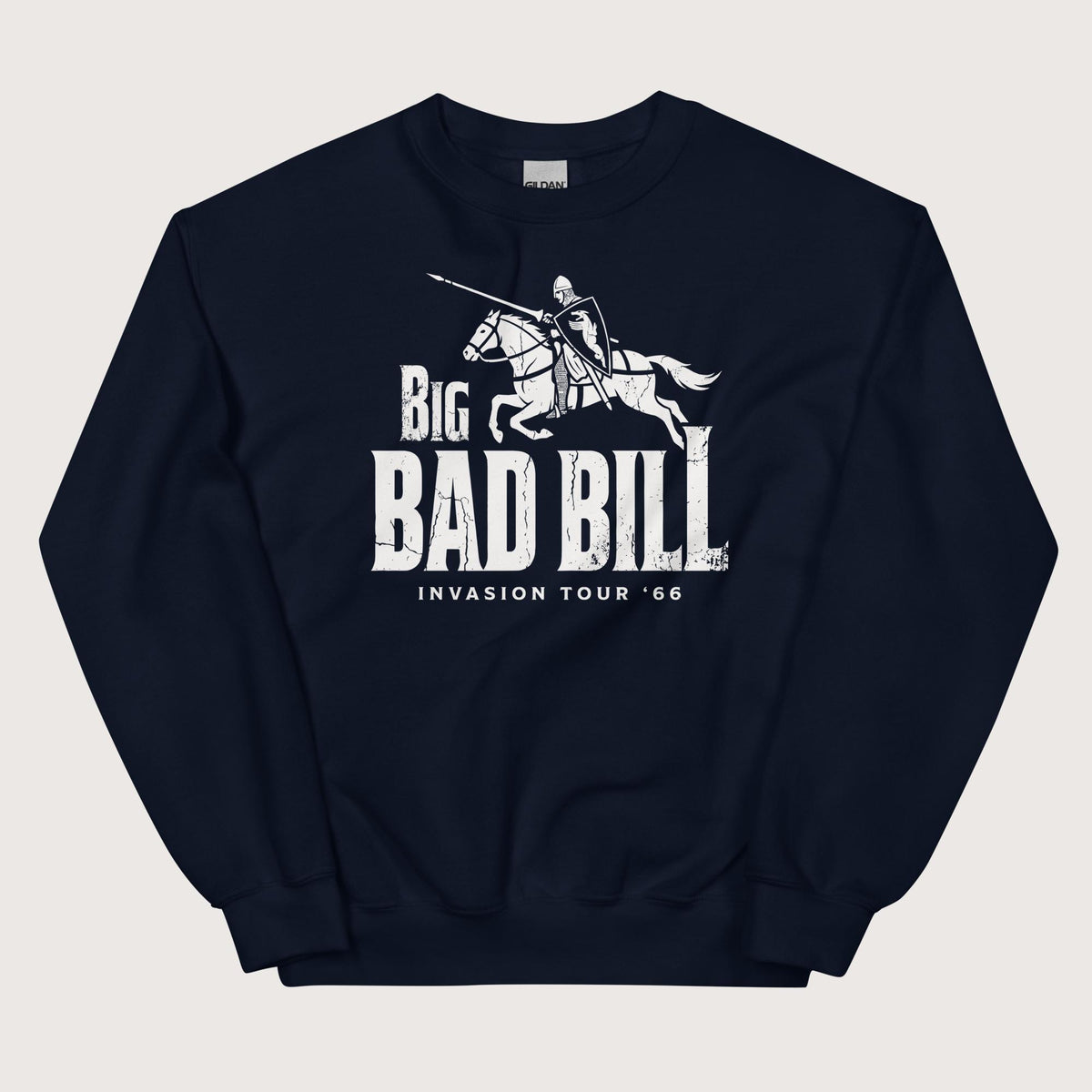 Navy Big Bad Bill Invasion Tour Sweatshirt - history buff gift by HistoHead