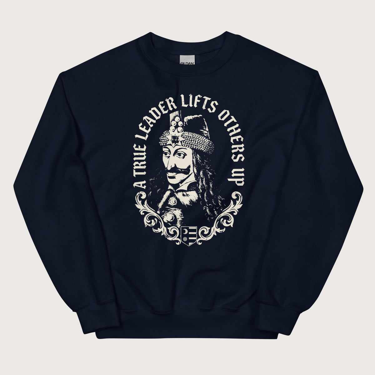 Navy Vlad the Impaler True Leader Sweatshirt - history buff gift by HistoHead