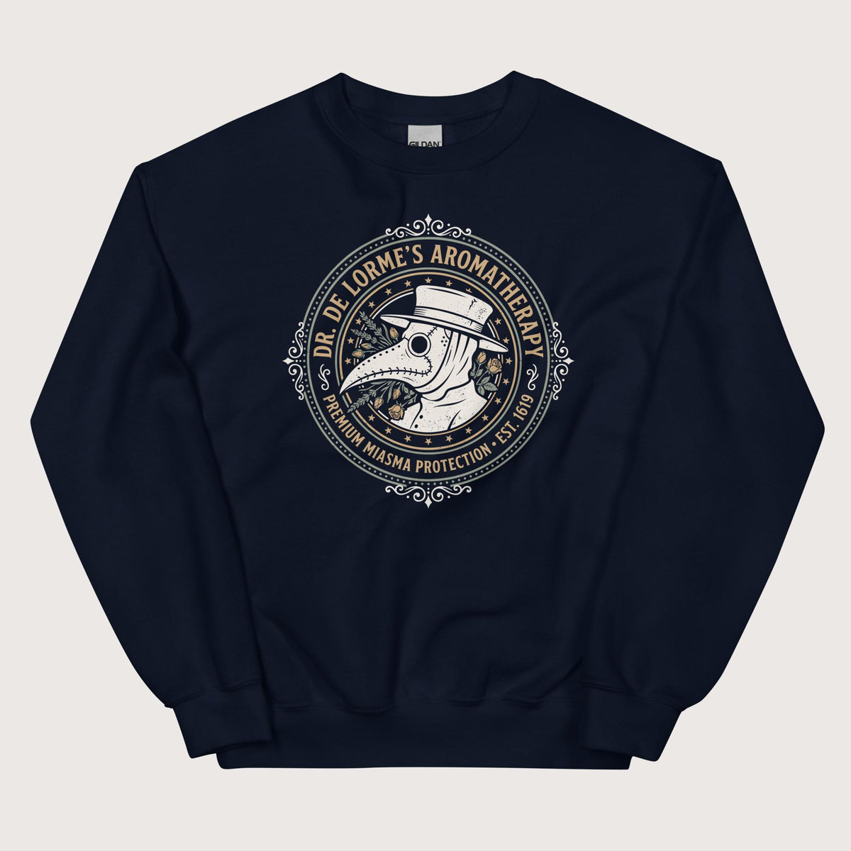 Navy Dr. De Lorme's Aromatherapy Sweatshirt - history buff gift by HistoHead