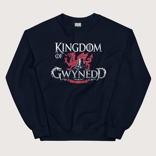 Navy Kingdom of Gwynedd Sweatshirt - history buff gift by HistoHead