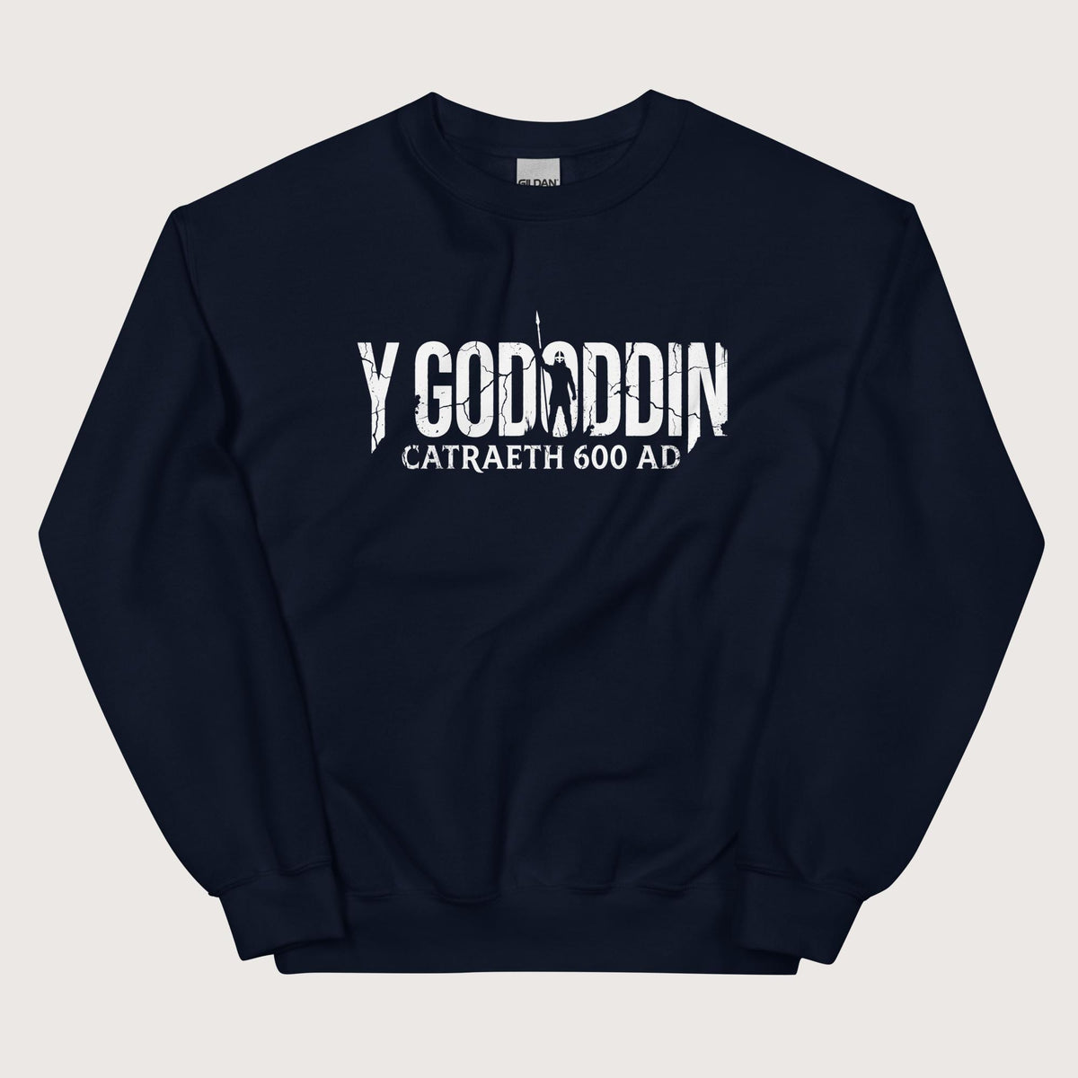 Navy Y Gododdin Catraeth 600 Sweatshirt - history buff gift by HistoHead