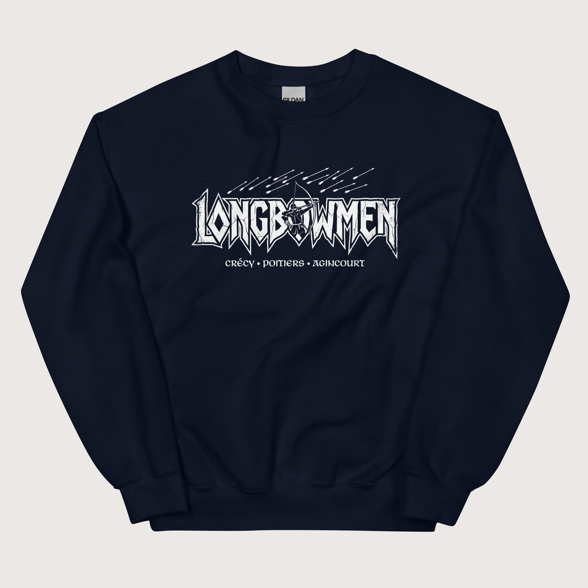 Navy Longbowmen Sweatshirt - history buff gift by HistoHead