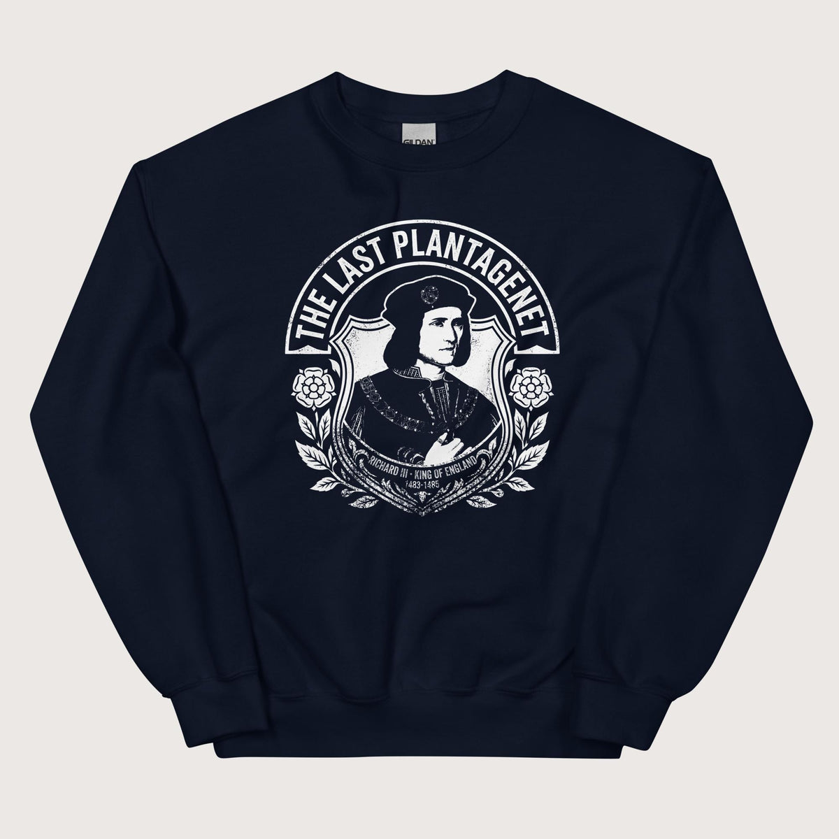 Navy Richard III The Last Plantagenet Sweatshirt - history buff gift by HistoHead