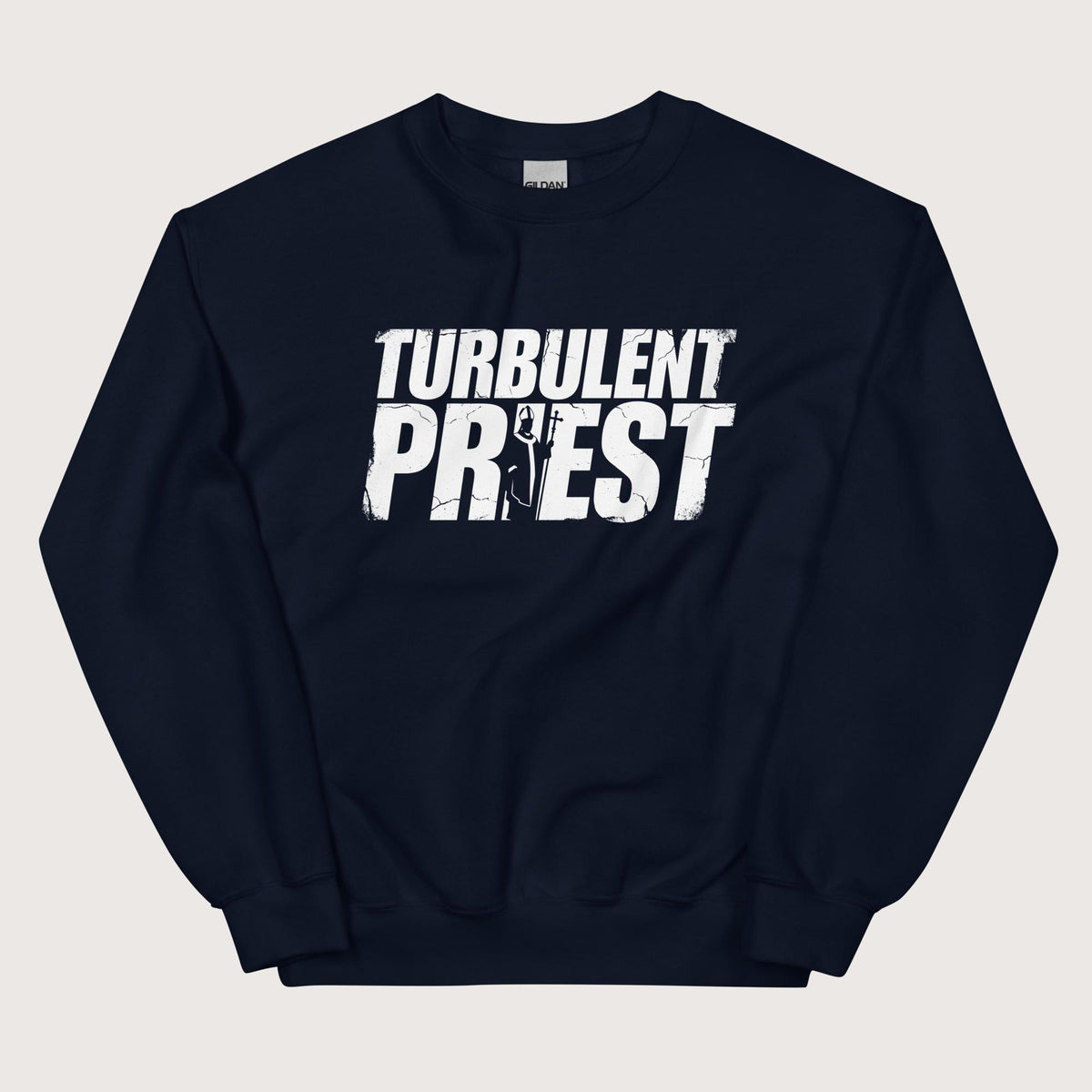 Navy Thomas Becket Turbulent Priest Sweatshirt - history buff gift by HistoHead