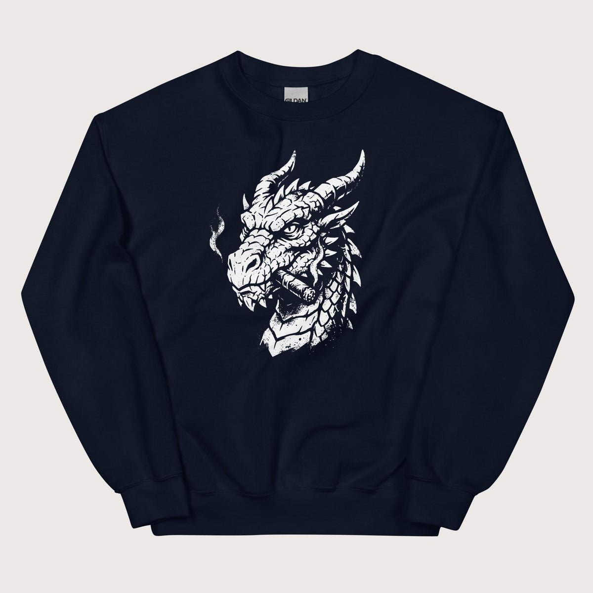 Navy Smoking Dragon Sweatshirt - history buff gift by HistoHead