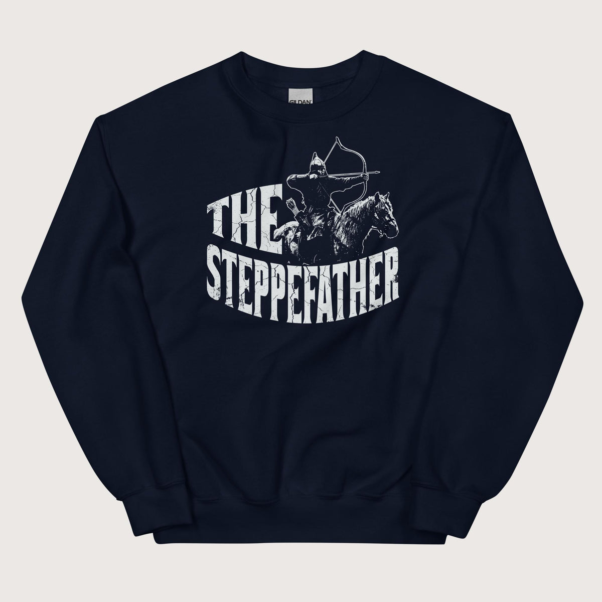 Navy The Steppefather Sweatshirt - history buff gift by HistoHead