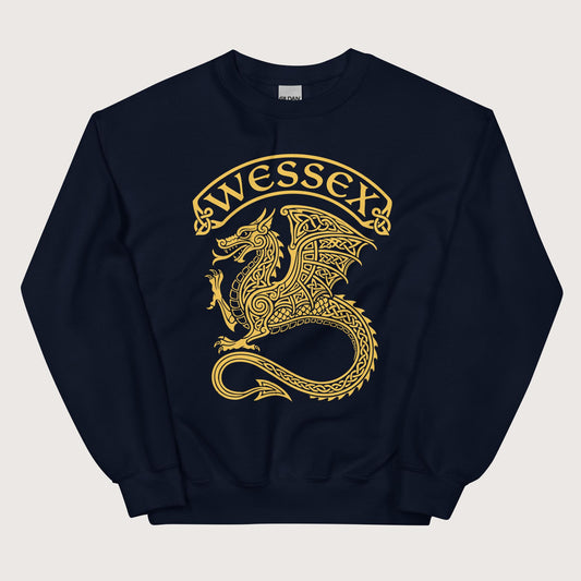 Navy Wessex Dragon Sweatshirt - history buff gift by HistoHead