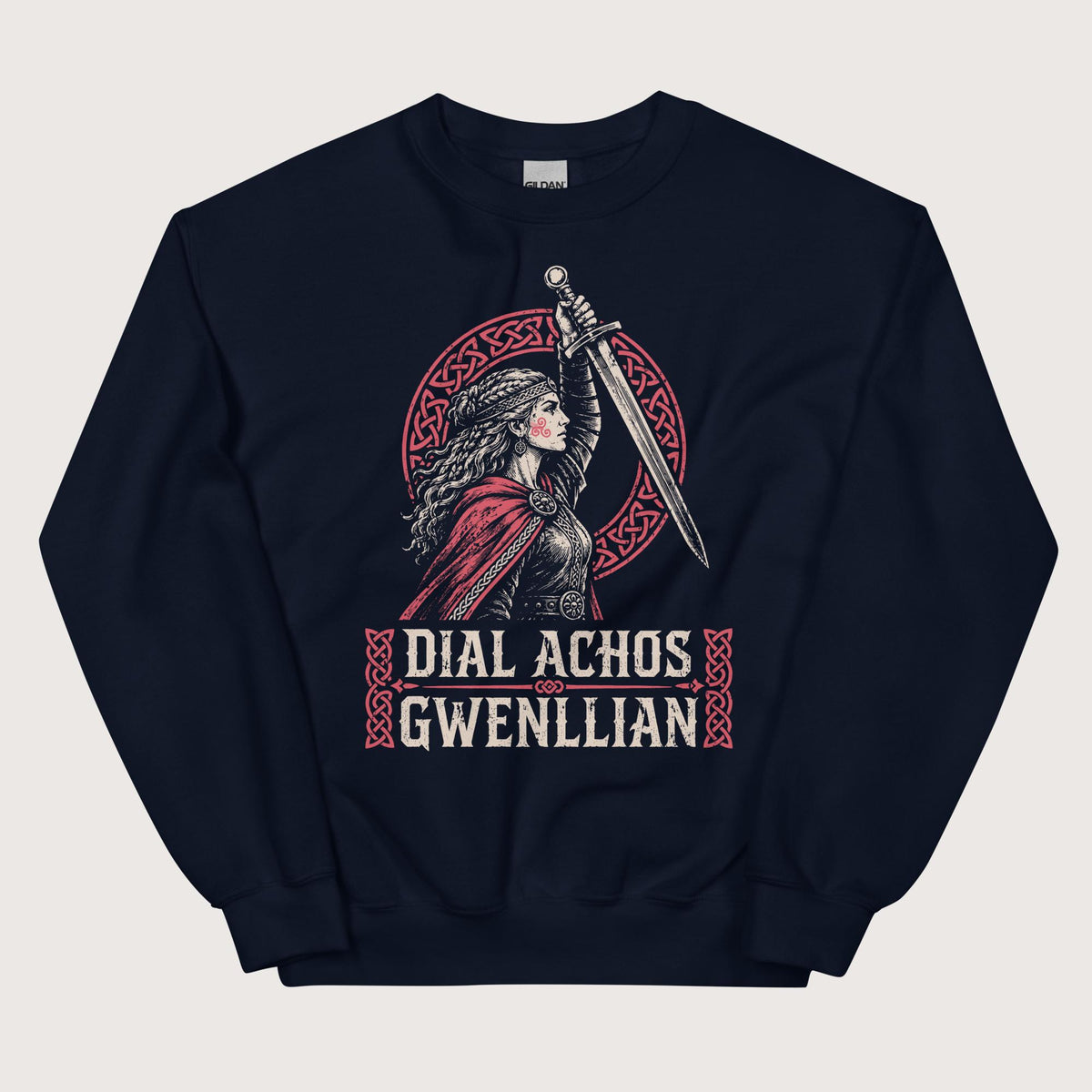 Navy Dial Achos Gwenllian Sweatshirt - history buff gift by HistoHead