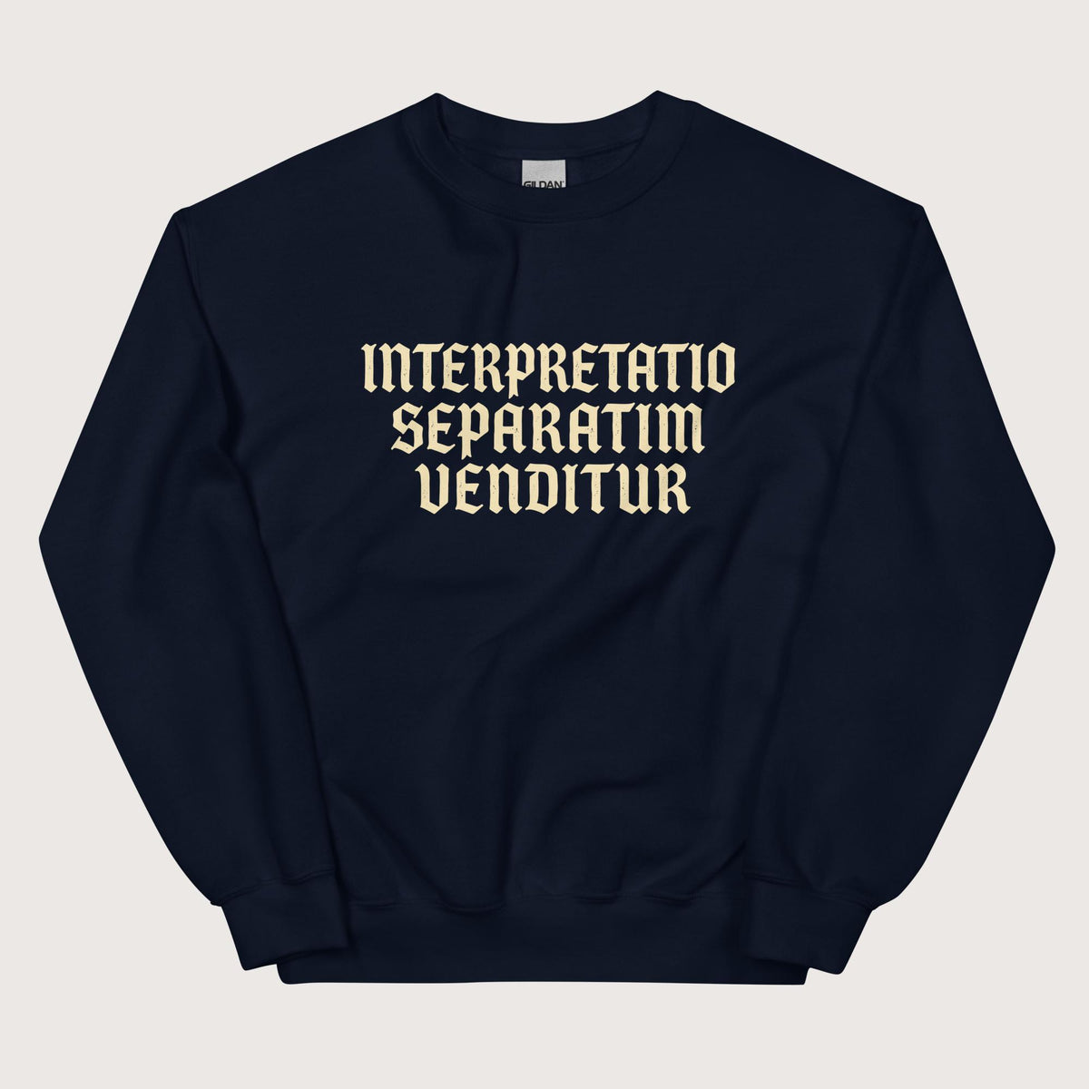 Navy Translation Sold Separately in Latin Sweatshirt - history buff gift by HistoHead