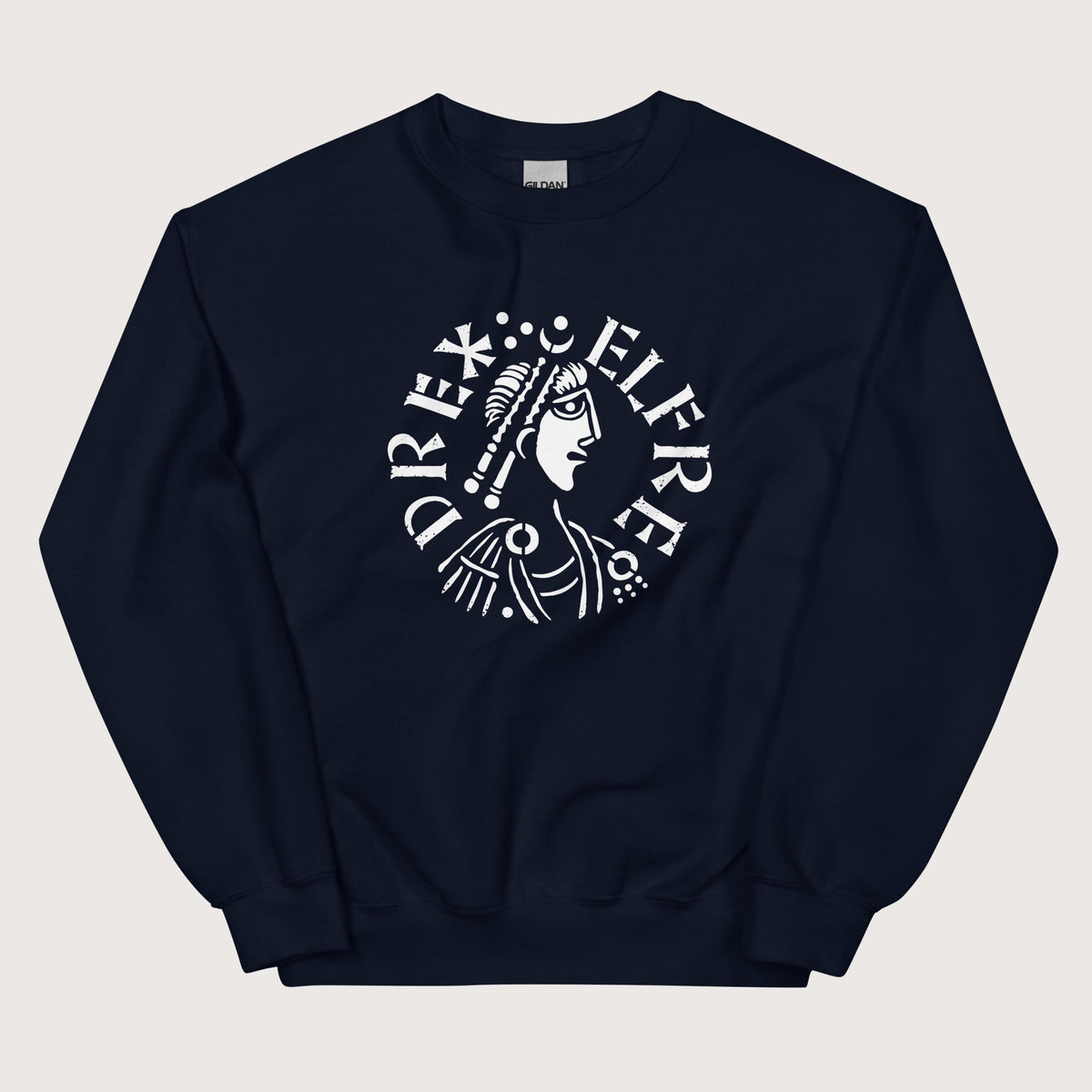 Navy Alfred the Great Penny Sweatshirt - history buff gift by HistoHead