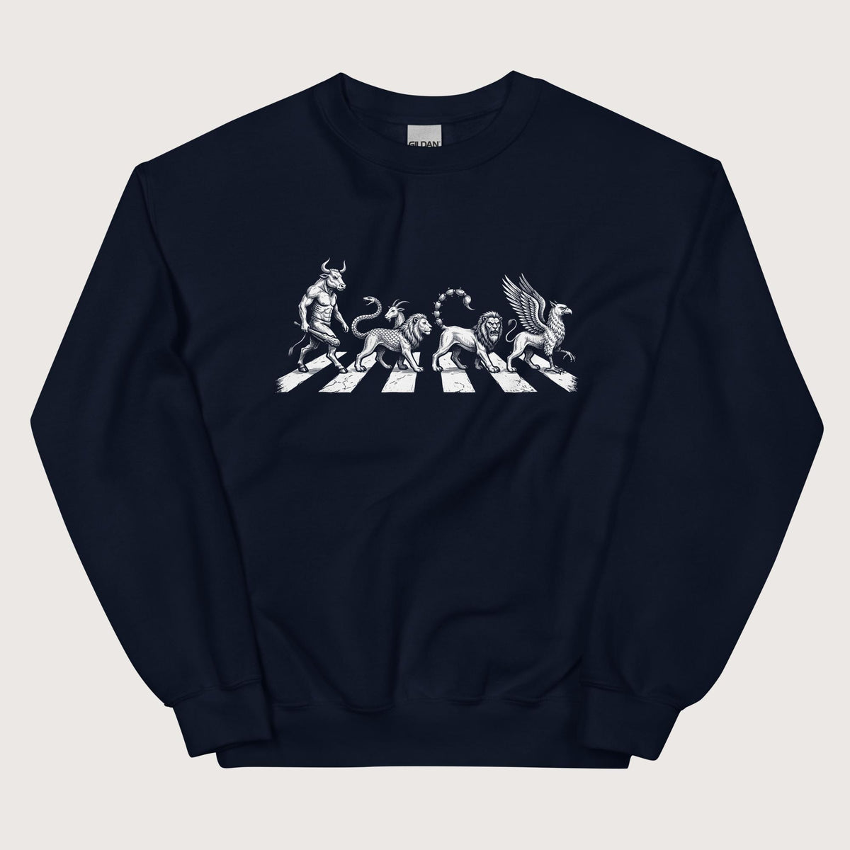 Navy Beast Road Sweatshirt - history buff gift by HistoHead