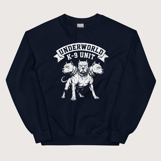 Navy Cerberus Underworld K-9 Unit Sweatshirt - history buff gift by HistoHead