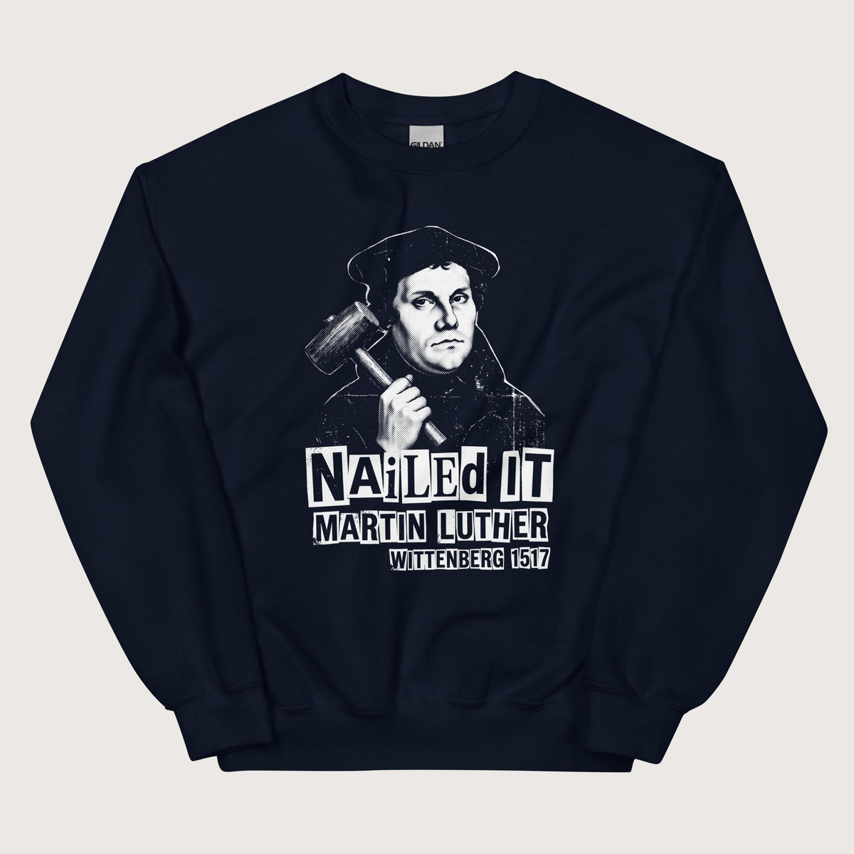 Navy Nailed It Sweatshirt - history buff gift by HistoHead