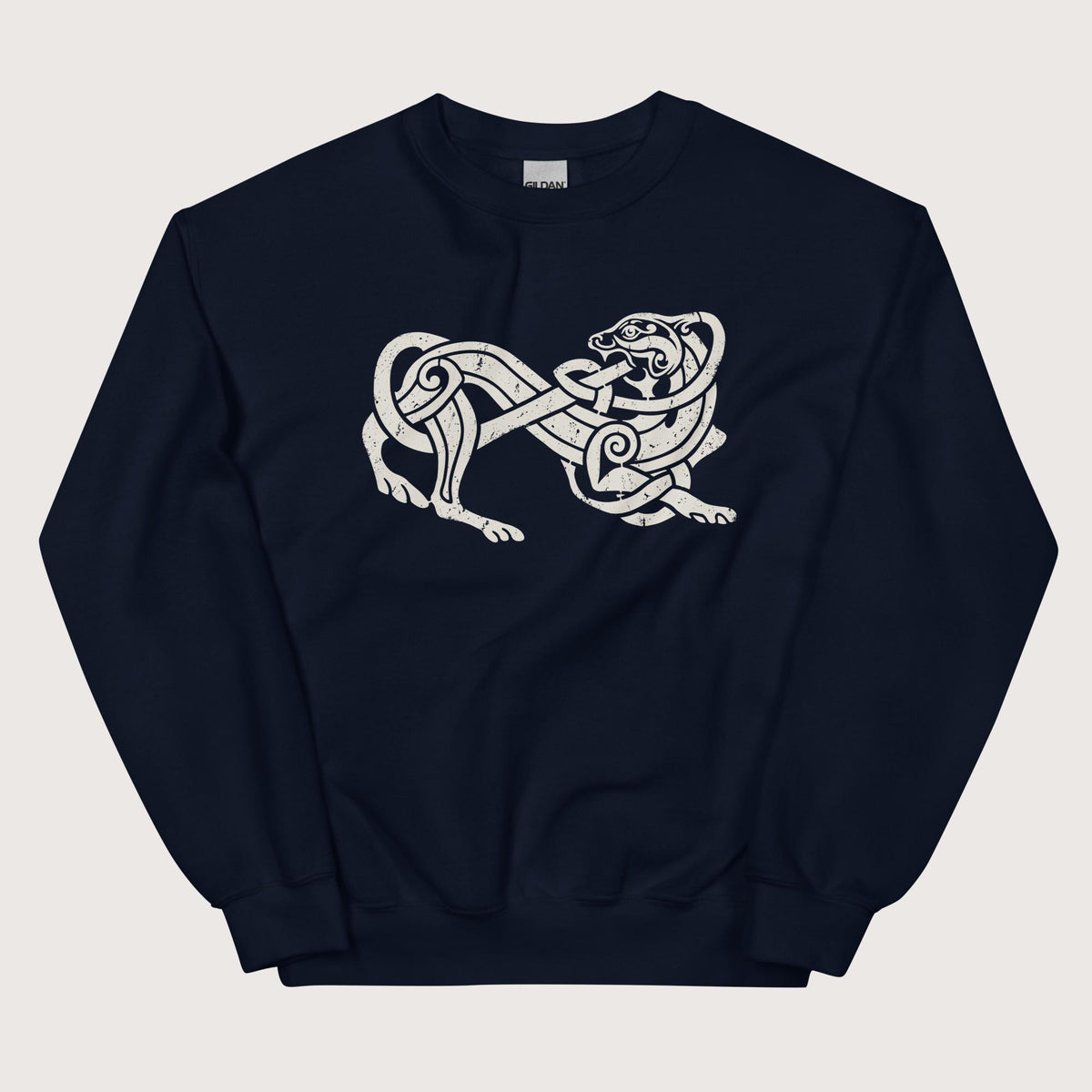 Navy Norse Lion Sweatshirt - history buff gift by HistoHead