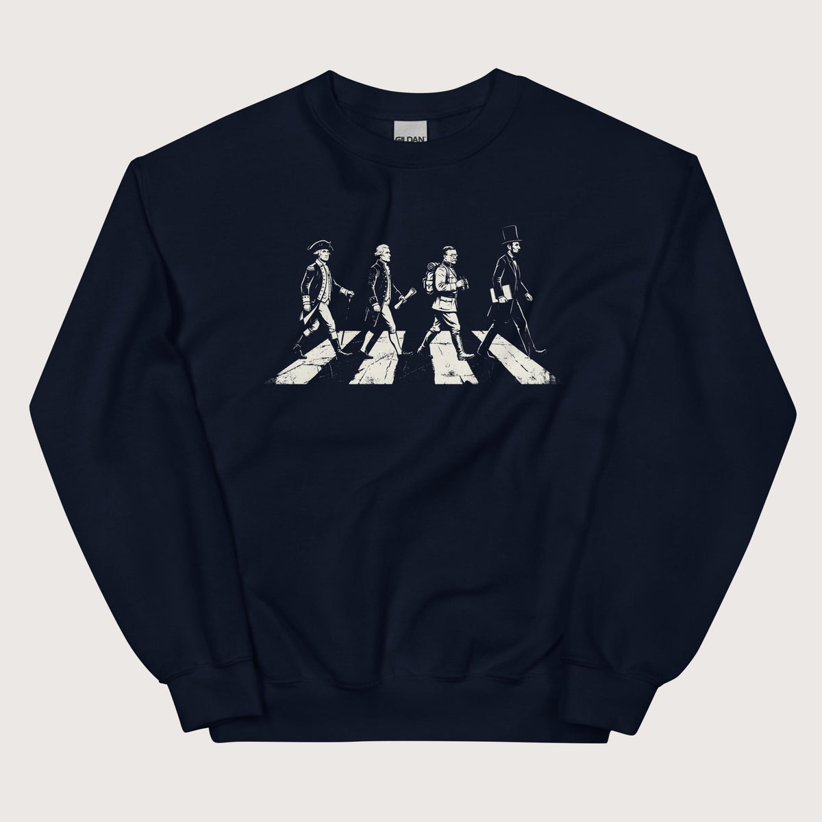 Navy Rushmore Road Sweatshirt - history buff gift by HistoHead